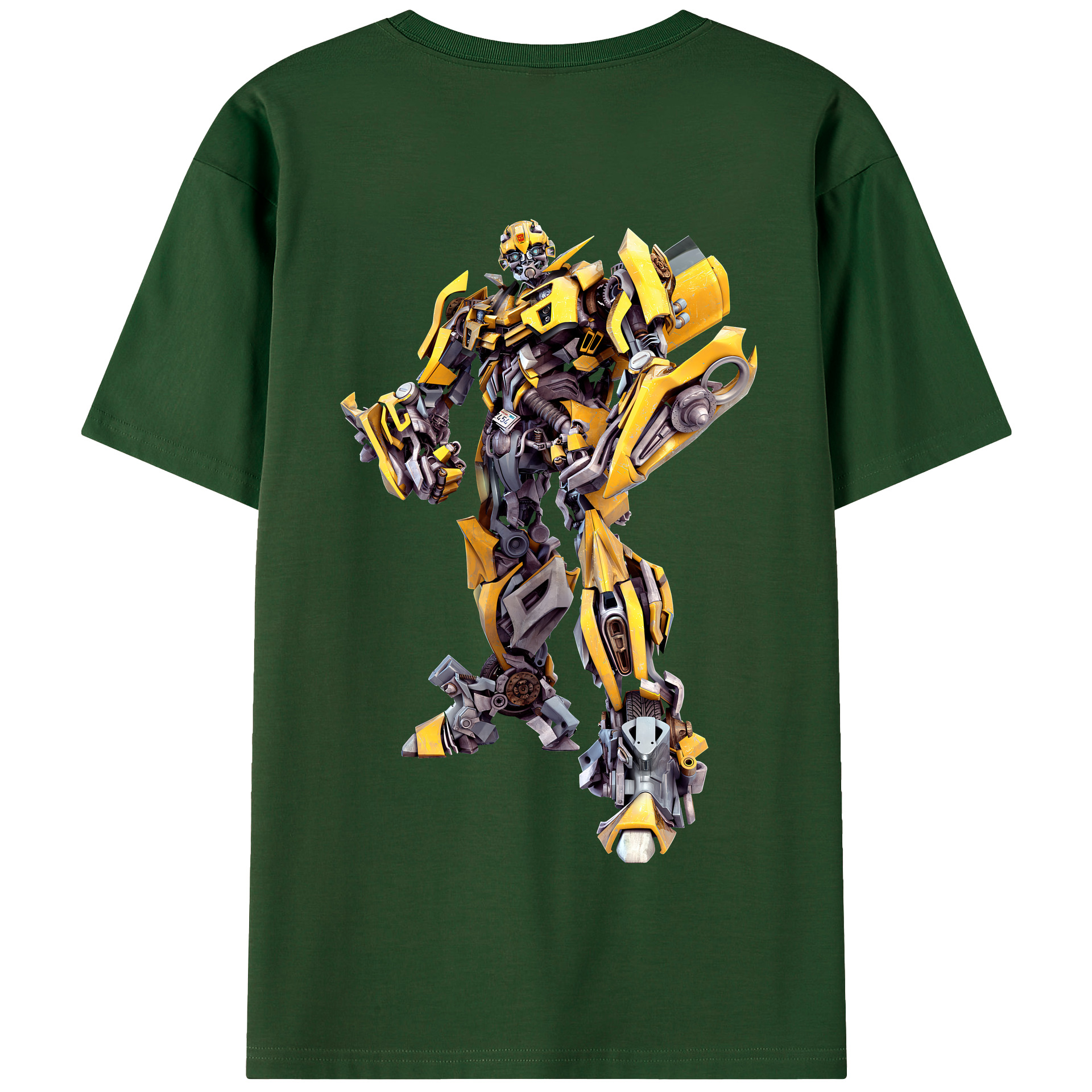 （画像用） Transformers トランスフォーマー 綿100％半袖Tシャツ（背面プリント）